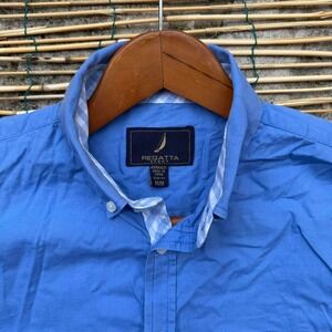 Regatta Sport Size Medium Blue Short Sleeve Shirt